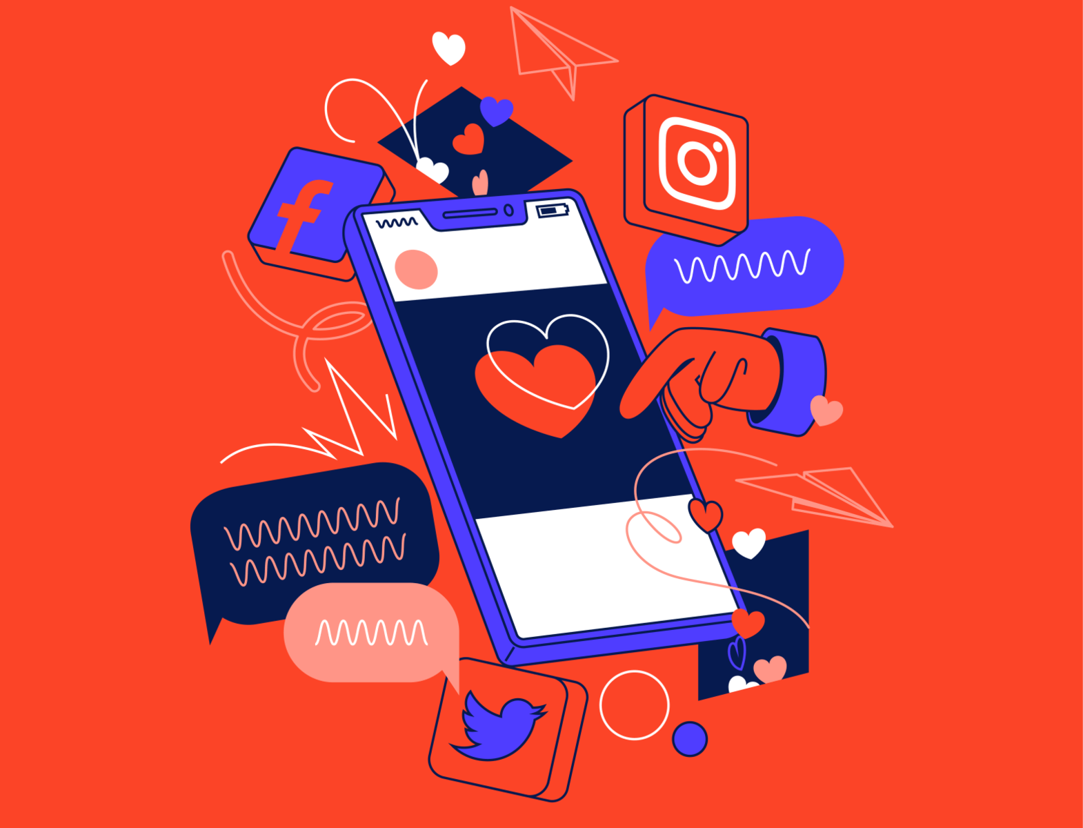 Usage of social media platforms